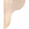 Ekena Millwork Carmel Smooth Corbel, Douglas Fir, 5 1/2"W x 12"D x 16"H COR06X12X16CAR00SDF - alternate 2